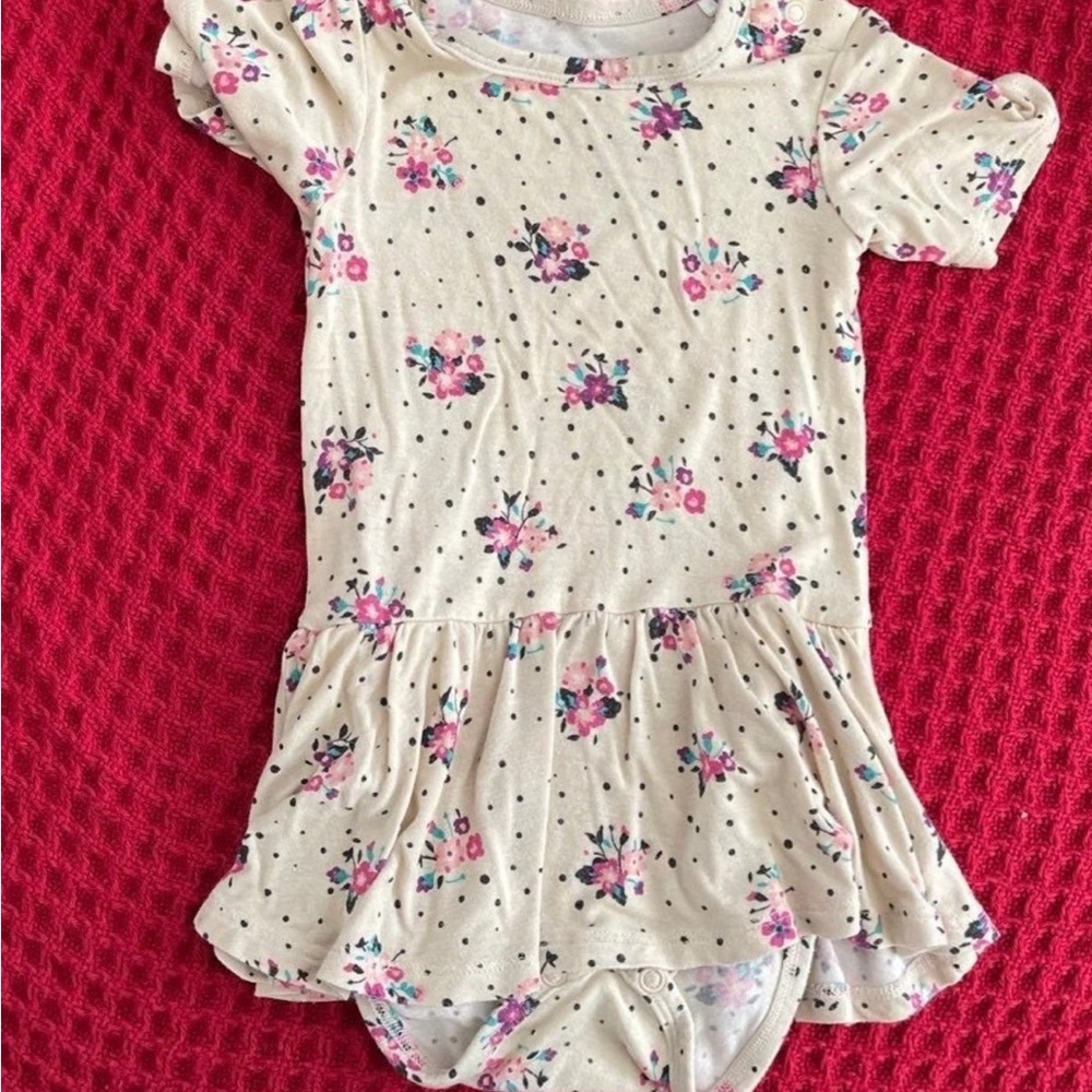 Posh Peanut Bundle! Cream Floral Bodysuit